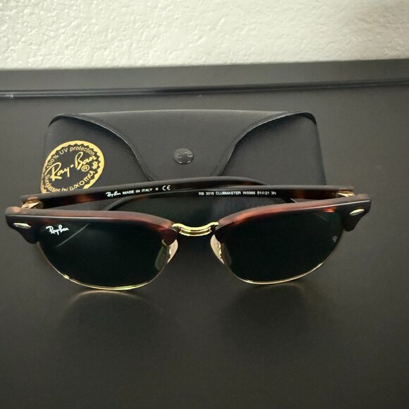 ray ban Accessories - Ray Ban Clubmaster Tortoise Sunglasses RB3016